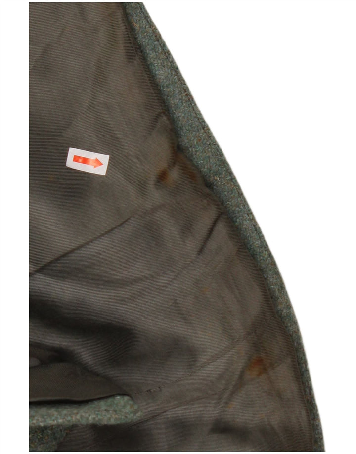 BURTON Ανδρικό σακάκι σακάκι 2 κουμπιών UK 38 μεσαίο πράσινο παρθένο μαλλί