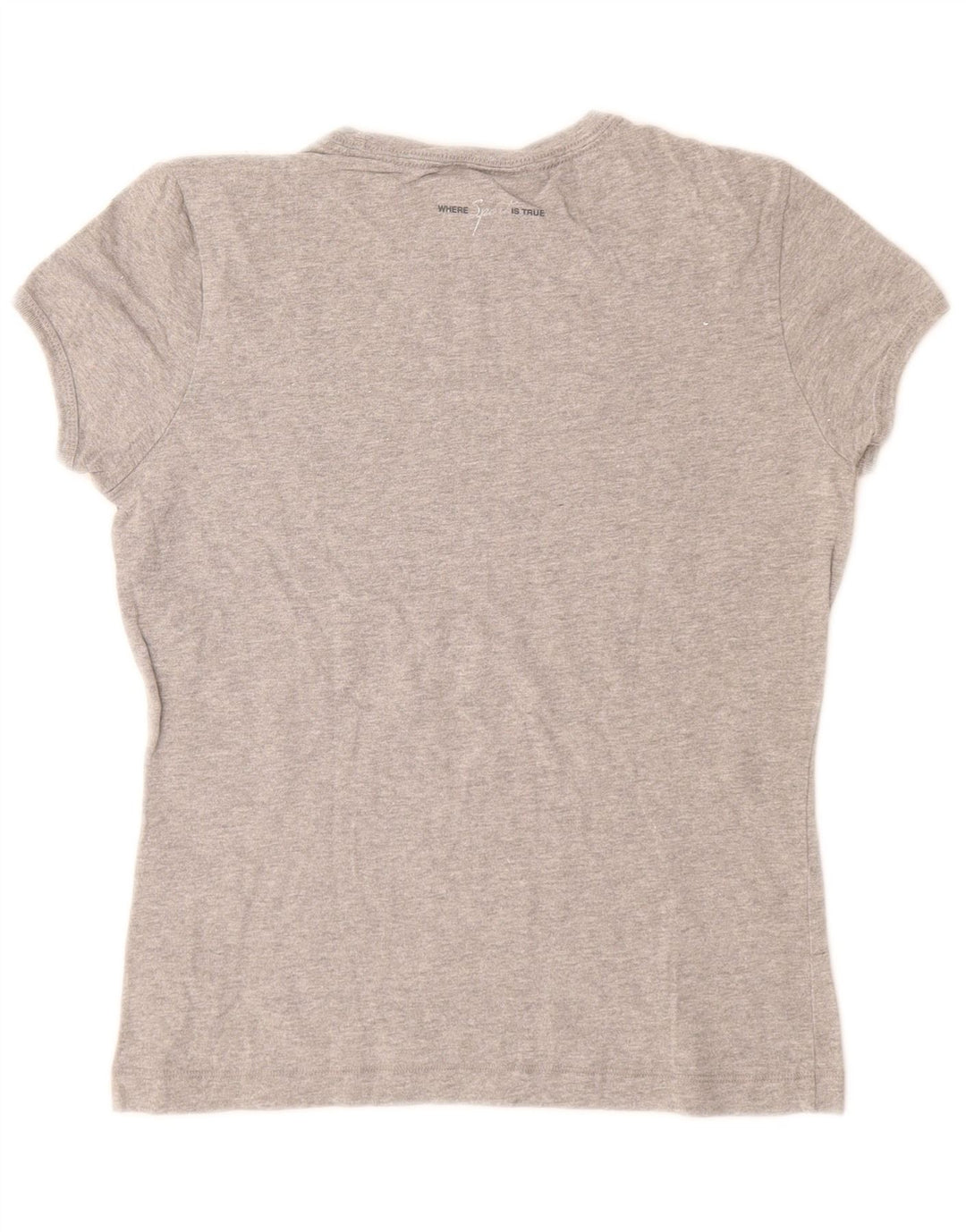 CHAMPION Womens Heritage Classics Graphic T-shirt Top UK 12 Medium Grey