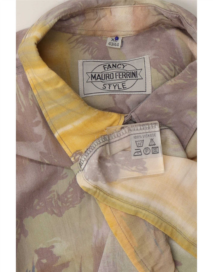 Mauro Ferrini Ανδρικό πουκάμισο Abstract Pattern Μέγεθος 43/44 XL Πολύχρωμο