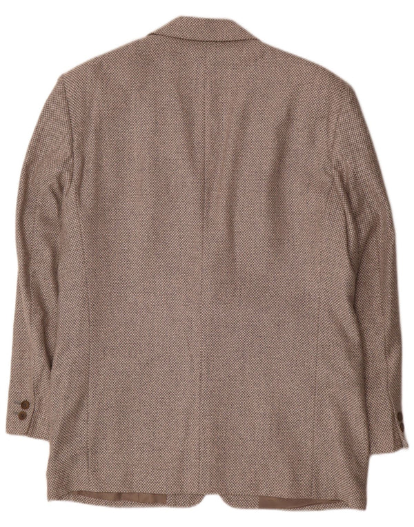 BYBLOS Ανδρικό σακάκι με 2 κουμπιά σακάκι UK 40 Μεγάλο μαλλί με γκρι στίγματα