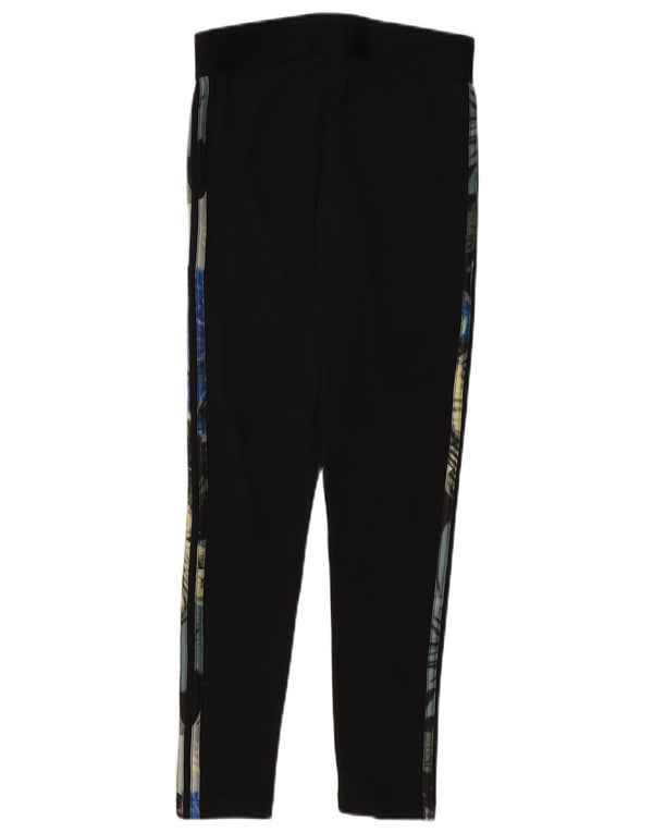 Γυναικεία γραφικά κολάν ADIDAS UK 8/10 Small Black Floral