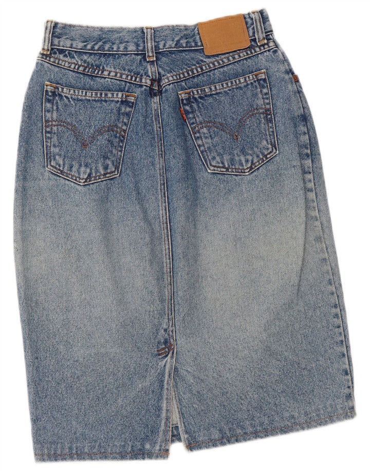 Γυναικεία Τζιν Φούστα LEVI'S W26 Μικρή Μπλε Βαμβακερή