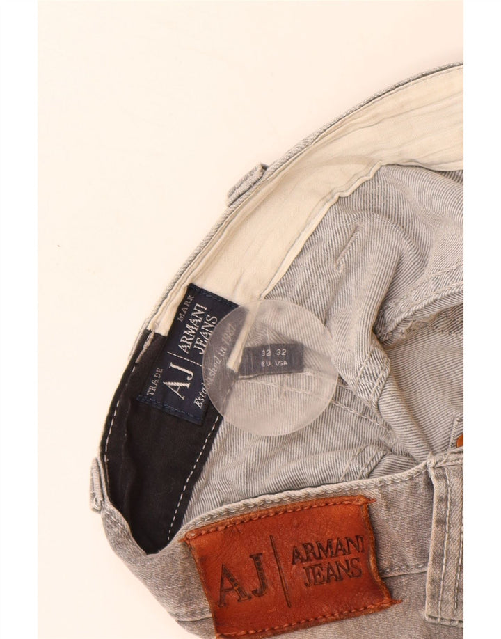 ARMANI Ανδρικό Slim Jeans W32 L33 Γκρι βαμβακερό