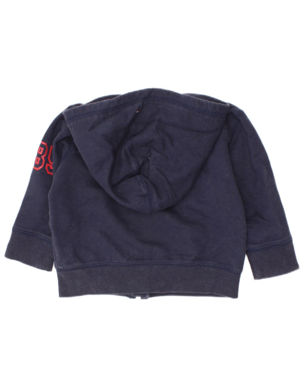 Tommy Hilfiger Baby Boys γραφικό πουλόβερ με κουκούλα 9-12 μηνών Navy Blue