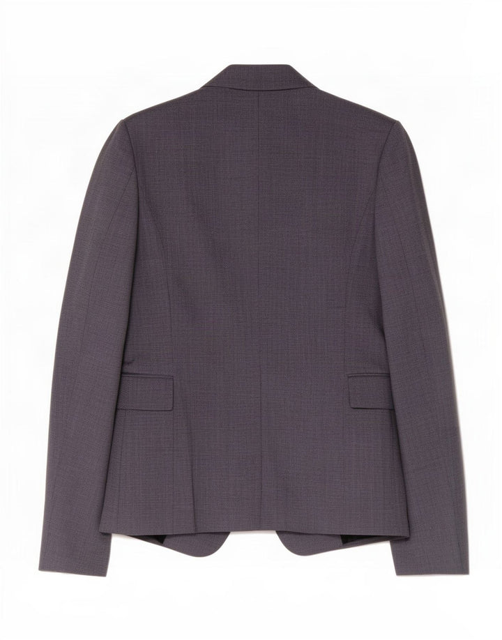 Zara Γυναικείο σακάκι 1 κουμπιού Blazer UK 6 XS Navy Blue Acetate