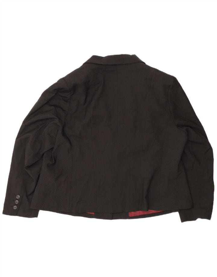 Marks & Spencer Γυναικείο Μπουφάν Blazer Autograph UK 20 2XL Μαύρη ρίγα
