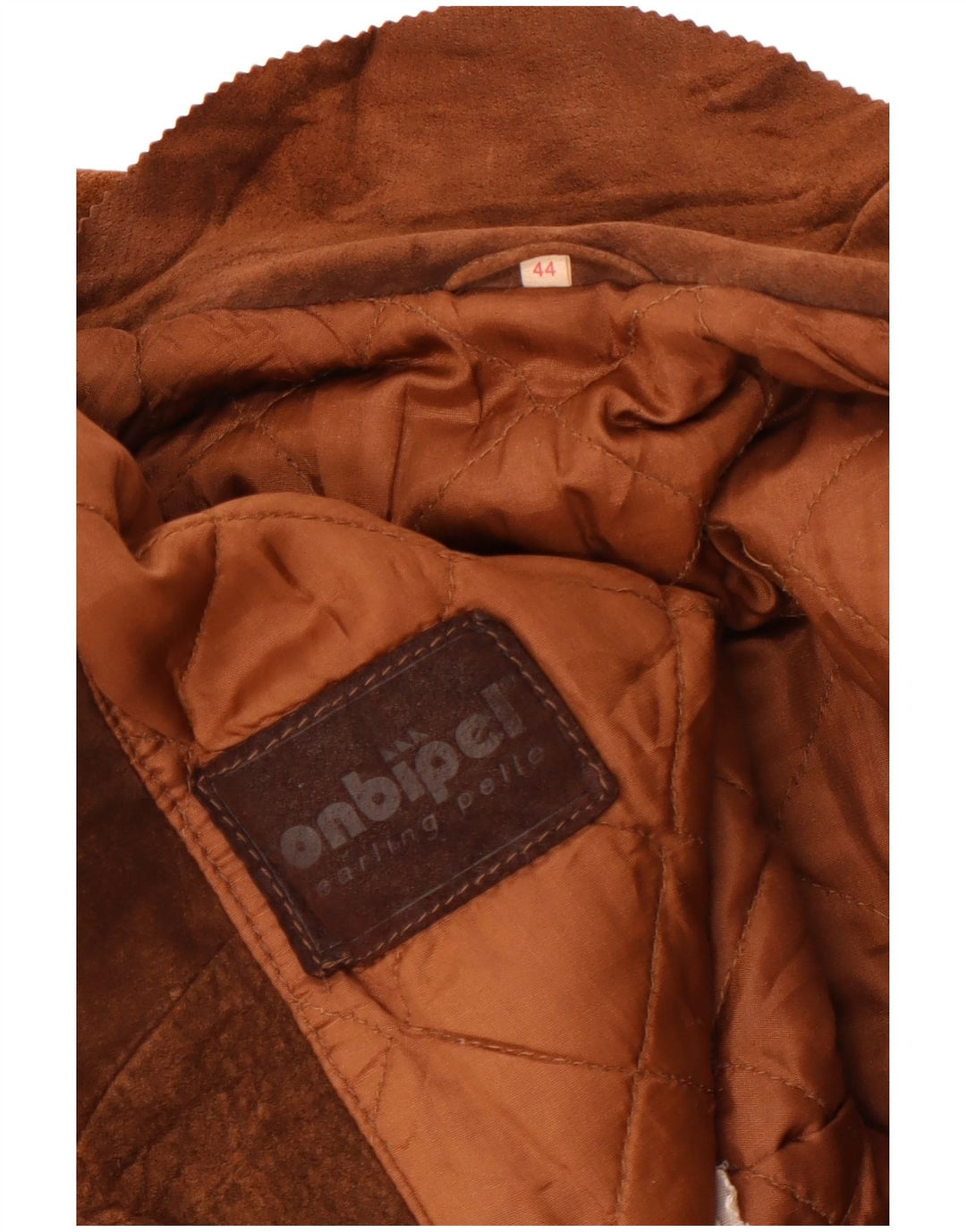 Γυναικείο Suede Jacket Conbipel IT 44 Δερμάτινο μεσαίο καφέ