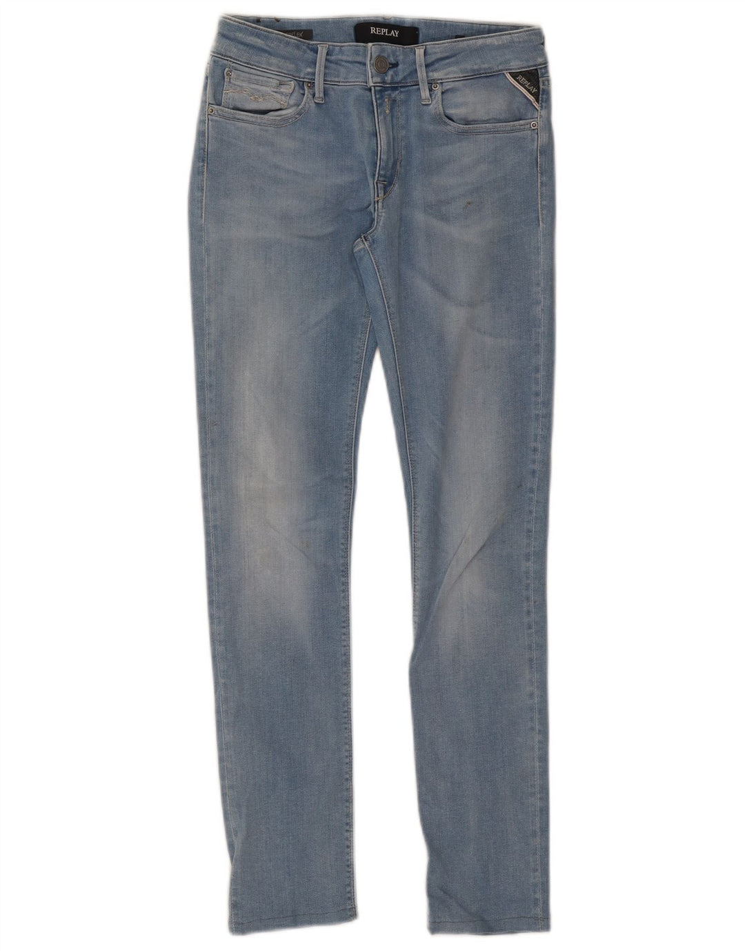 REPLAY Γυναικείο Slim Jeans W27 L27 Μπλε Βαμβακερό