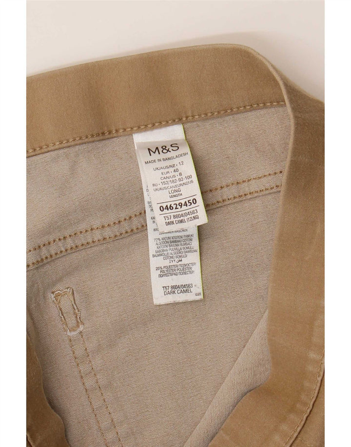 Marks & Spencer Γυναικεία Jegging Τζιν UK 12 Medium W30 L29 Καφέ βαμβακερό