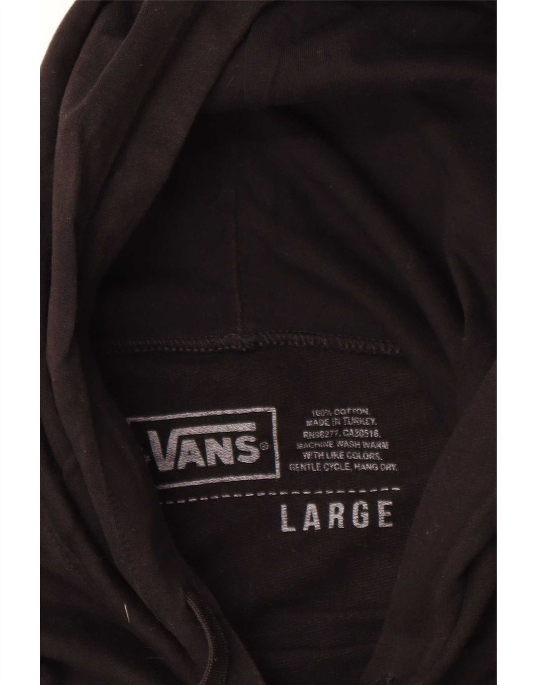 Ανδρικό Vans Graphic Hoodie Jumper μεγάλο μαύρο βαμβακερό