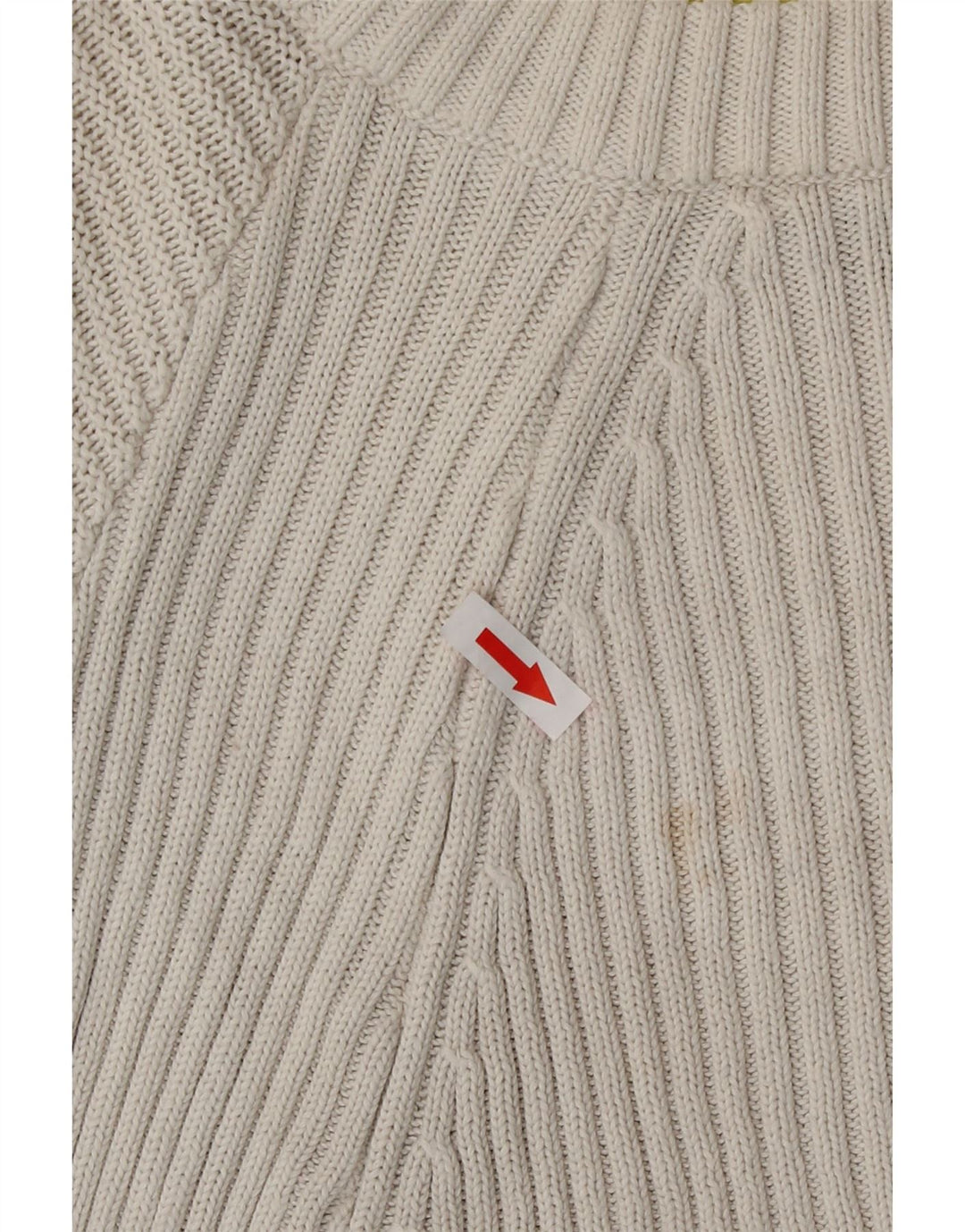 Γυναικείο πουλόβερ Topshop Crop Oversized Crew Neck Jumper UK 12 Medium White