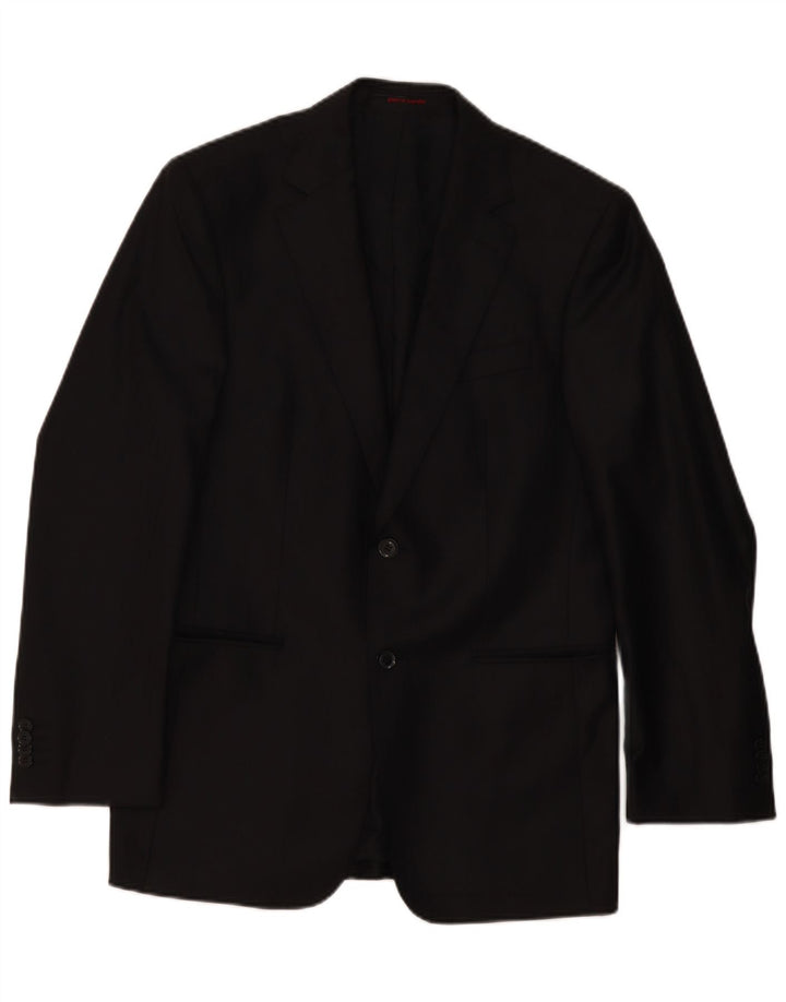 Pierre Cardin Ανδρικό σακάκι με 2 κουμπιά UK 38 Medium Black Classic