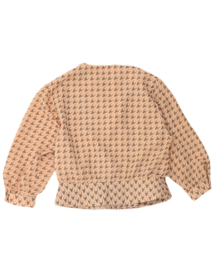 MARKWALD Γυναικείο πουκάμισο Crop 3/4 Μπλούζα EU 40 Medium Pink Houndstooth