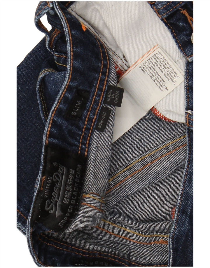 Ανδρικό Slim Jeans Superdry W30 L32 Blue Cotton