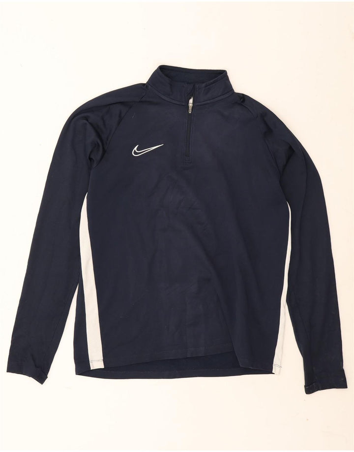 Ανδρική φόρμα αθλητικής φόρμας Nike Dri Fit πουλόβερ με μεσαίο μπλε ναυτικό χρώμα
