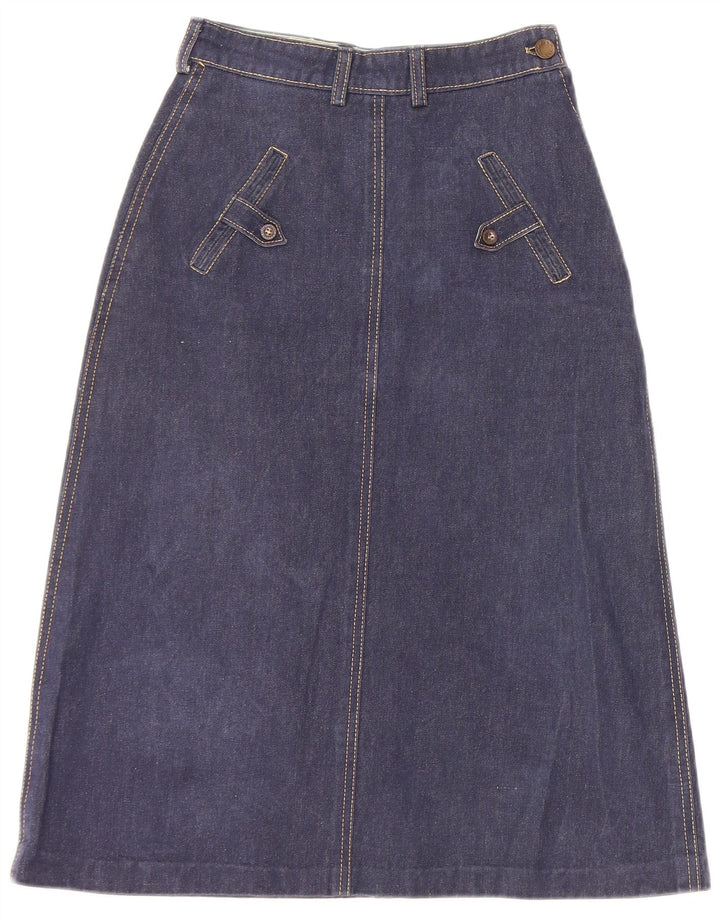 Γυναικεία Γραφική Τζιν Φούστα VINTAGE W22 2XS Μπλε