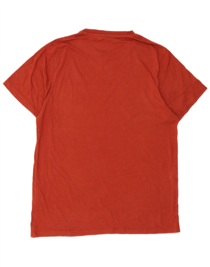 MOUNTAIN WAREHOUSE Ανδρικό γραφικό T-Shirt Top Μεσαίο κόκκινο βαμβακερό