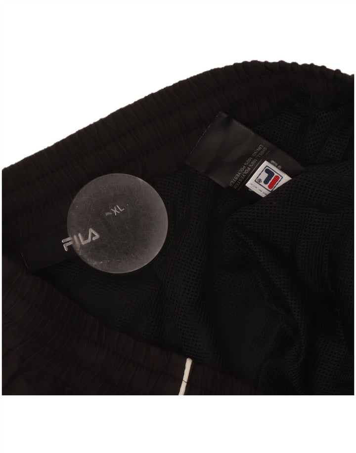 Ανδρικό αθλητικό σορτς Fila XL μαύρο πολυεστέρα