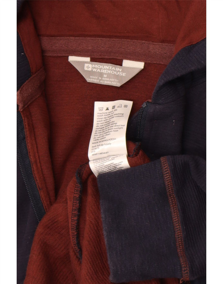 Ανδρικό πουλόβερ με κουκούλα με φερμουάρ Mountain Warehouse Βαμβακερό μεσαίο ναυτικό