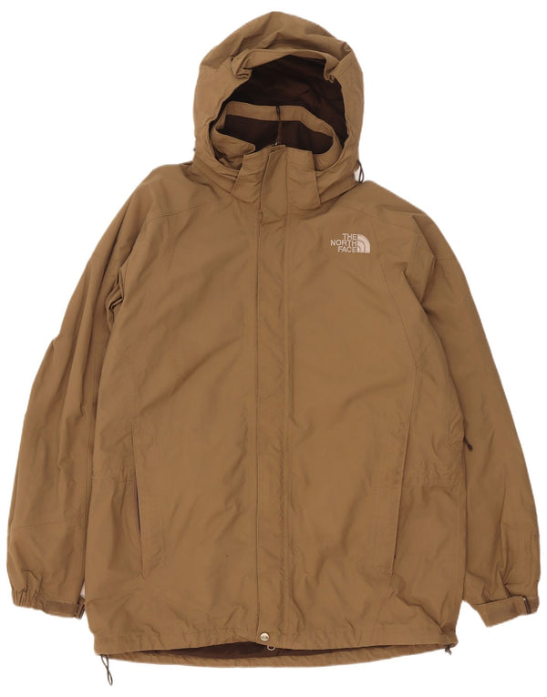 The North Face Ανδρικό μπουφάν βροχής με κουκούλα UK 40 Large Beige Nylon