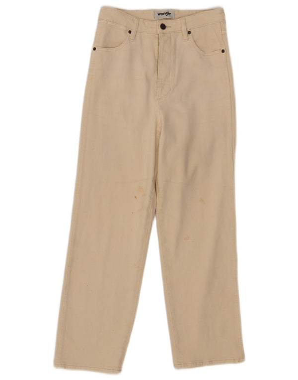 Wrangler Girls Lita Straight Casual Παντελόνι 10-11 ετών W27 L26 Off White