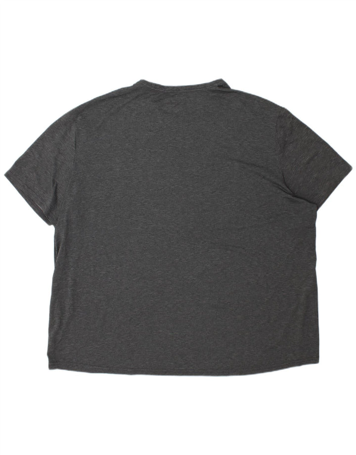 RUSSELL ATHLETIC Ανδρικό T-Shirt Dri-Power Top 3XL με γκρι φλύκταινες πολυεστέρα