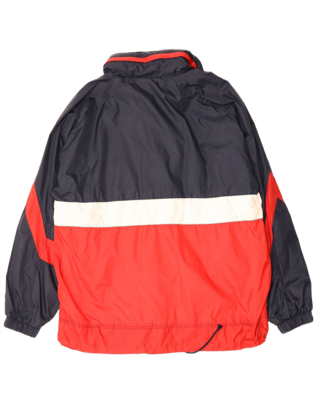 Marcel Clair Ανδρικό μπουφάν Anorak UK 40 Large Navy Blue Colorblock Πολυαμίδιο