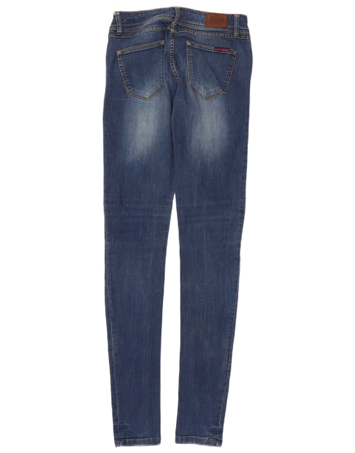 SUPERDRY Γυναικείο Rosefill Super Skinny Jeans W30 L35 Μπλε βαμβακερό