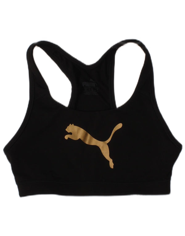 Γυναικείο γραφικό αθλητικό σουτιέν Puma Top 10 Small Black Sports