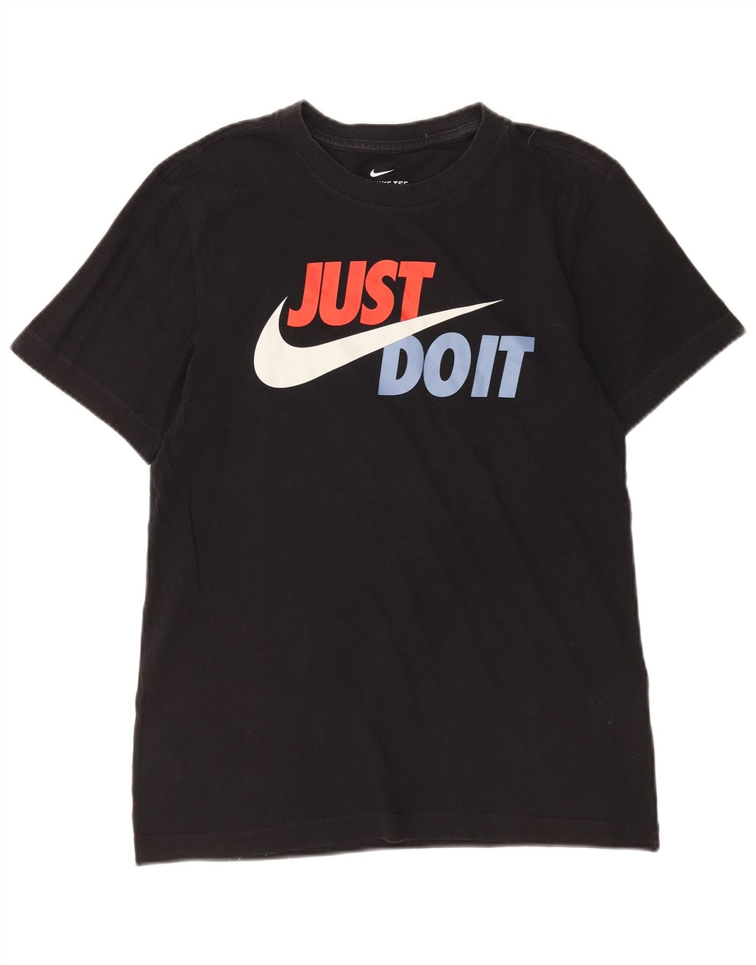 Ανδρικό γραφικό μπλουζάκι Nike, μικρό μαύρο βαμβακερό