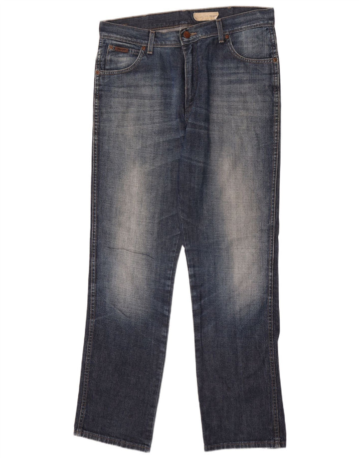 Wrangler Ανδρικό Texas Straight Jeans W36 L34 Μπλε βαμβακερό