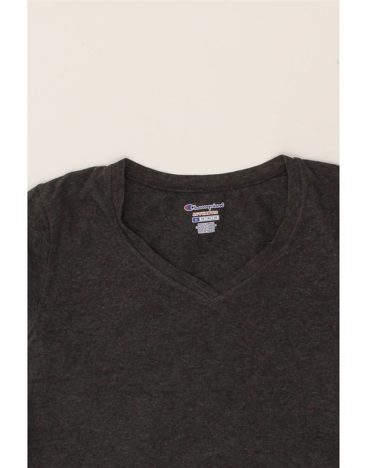 CHAMPION Womens T-Shirt Top UK 18 XL Grey Vintage Champion and Second-Hand Champion from Messina Hembry 
