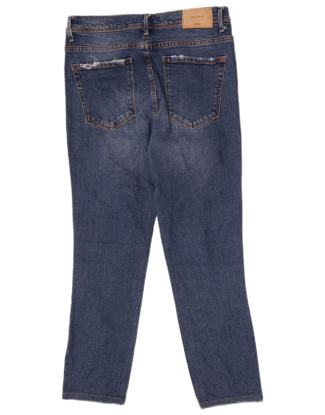 Zara Γυναικείο Cropped Jeans EU 38 Small W28 L24 Blue