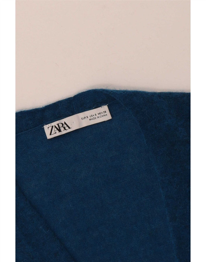 Zara Γυναικείο πουλόβερ με ζακέτα UK 10 Small Blue