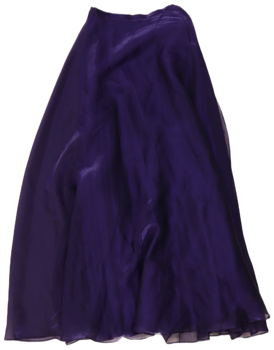 Vintage Γυναικεία Maxi Φούστα Small W26 Purple Polyester