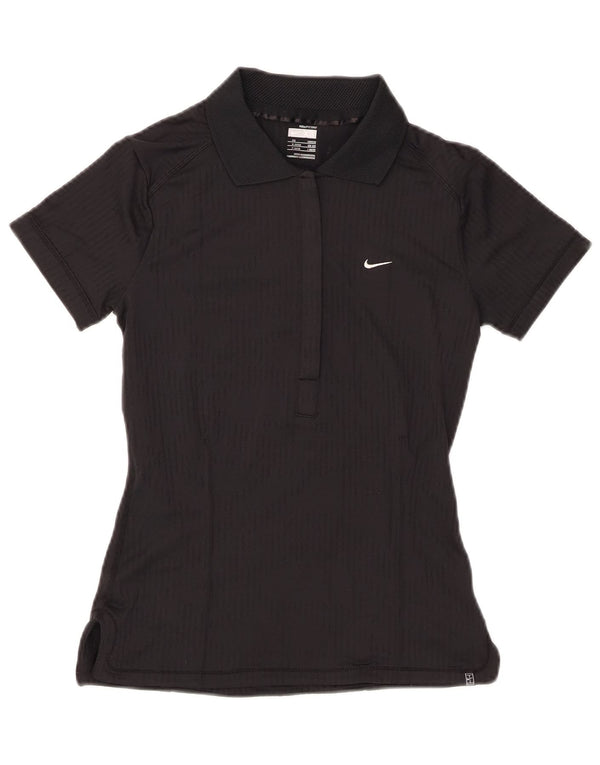 Nike γυναικείο μπλουζάκι πόλο UK 6/8 XS μαύρο