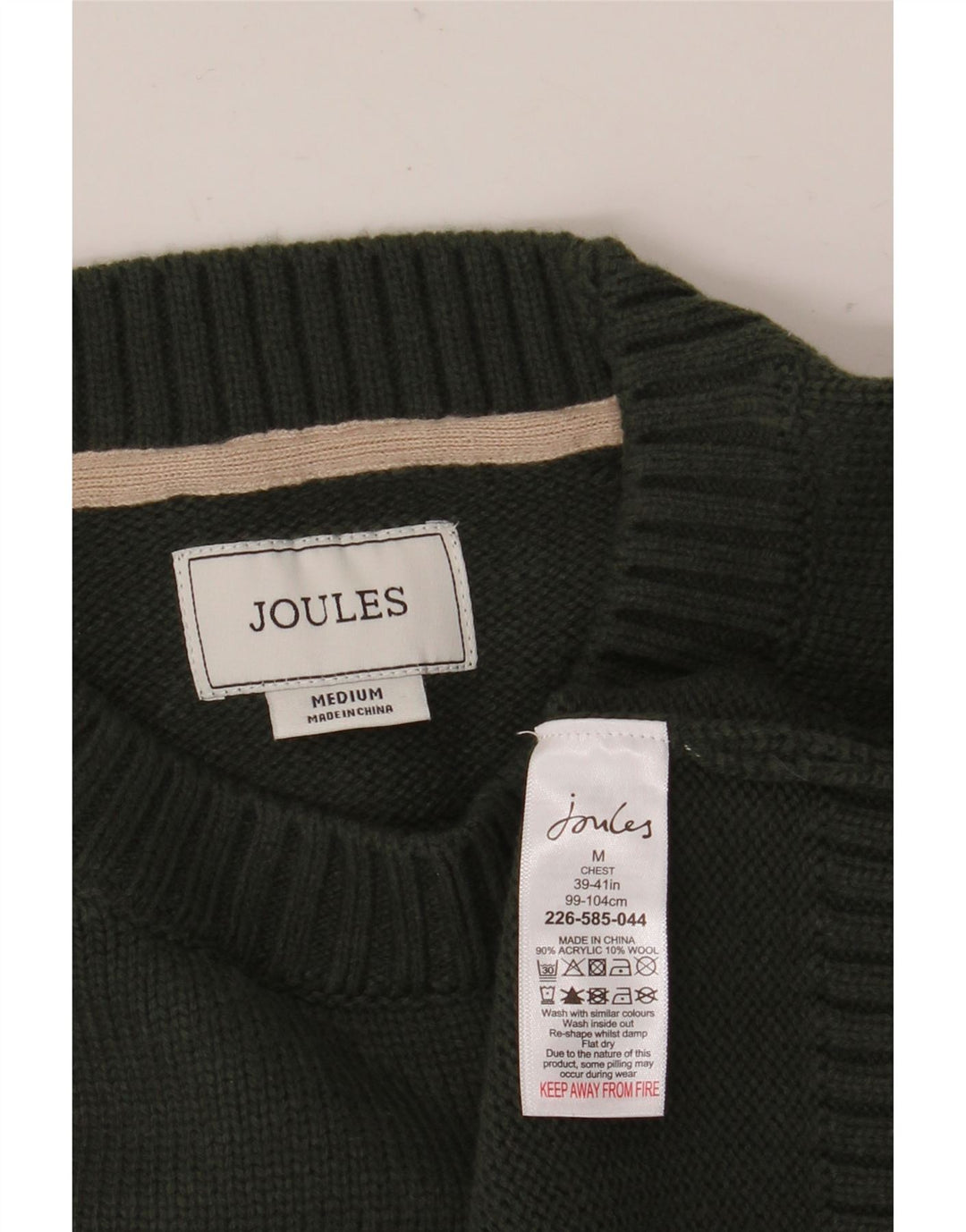 Ανδρικό πουλόβερ Joules Graphic Crew Neck Jumper Μεσαίο πράσινο ακρυλικό