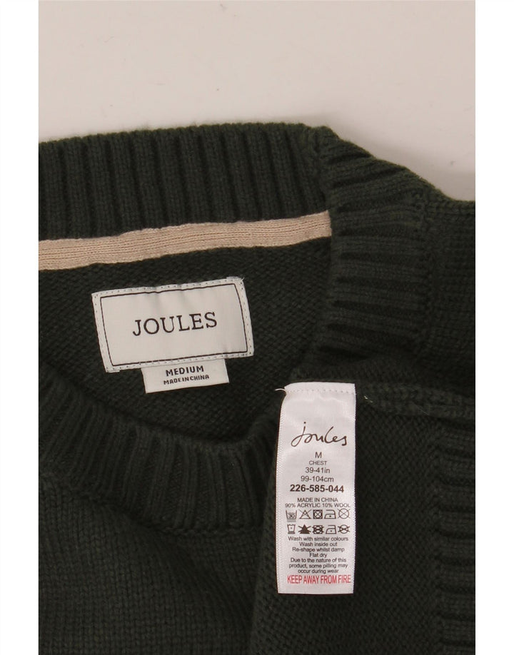 Ανδρικό πουλόβερ Joules Graphic Crew Neck Jumper Μεσαίο πράσινο ακρυλικό