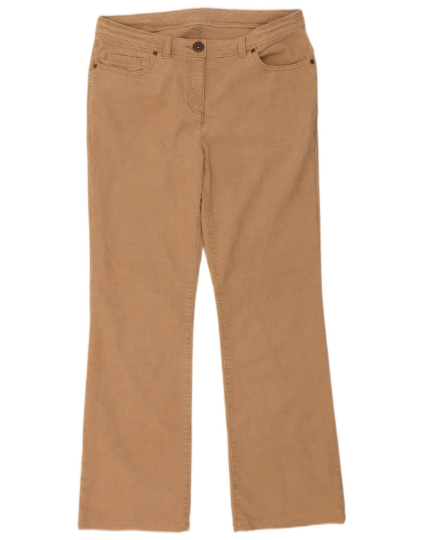 Marks & Spencer Γυναικείο κοτλέ παντελόνι UK 12 Medium W32 L29 Beige