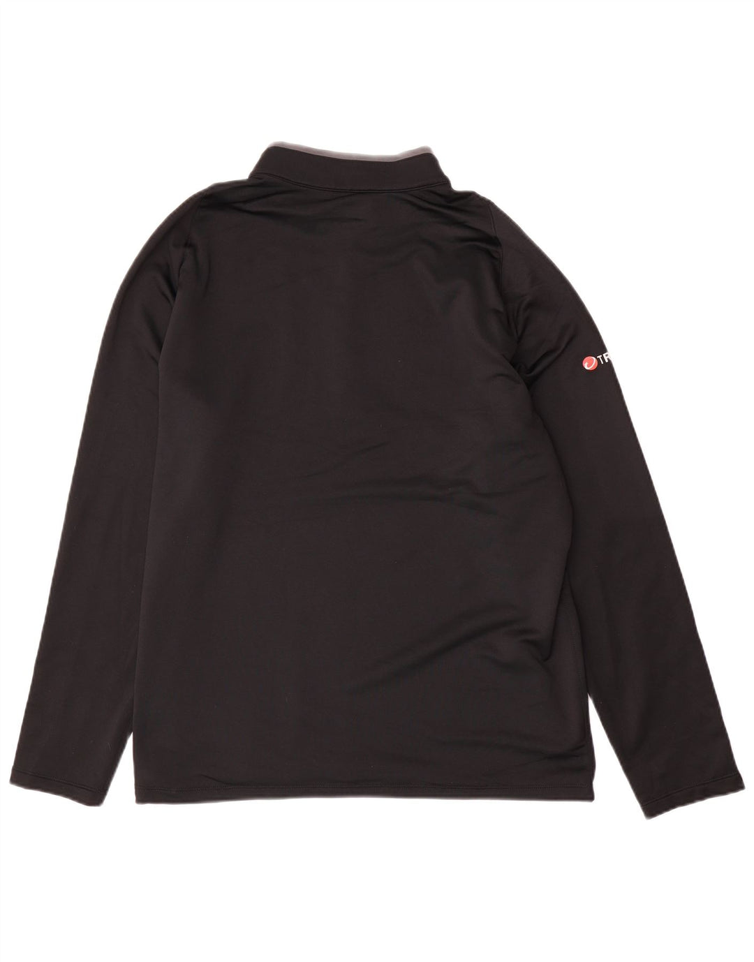 Ανδρική φόρμα πουλόβερ με φερμουάρ NIKE Top Large Μαύρο Πολυεστέρας