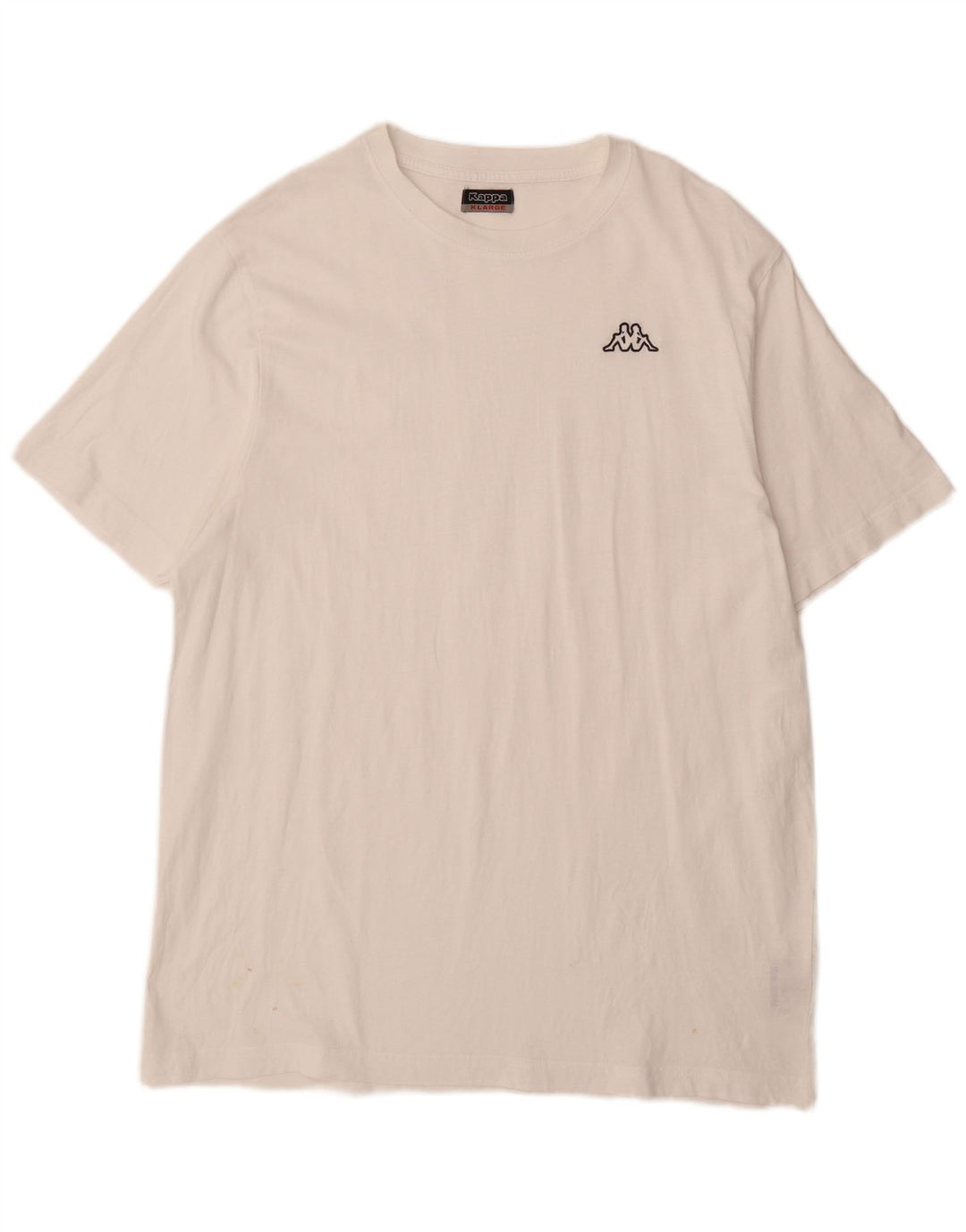 Ανδρικό T-Shirt KAPPA Top XL Λευκό βαμβακερό