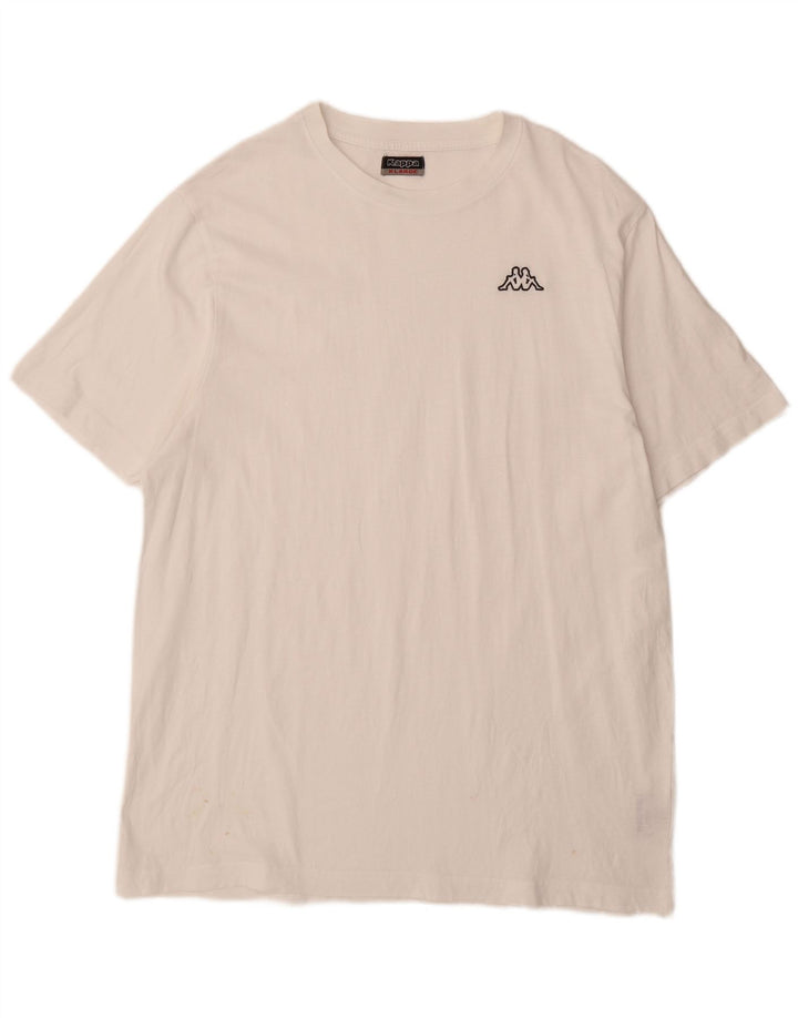 Ανδρικό T-Shirt KAPPA Top XL Λευκό βαμβακερό