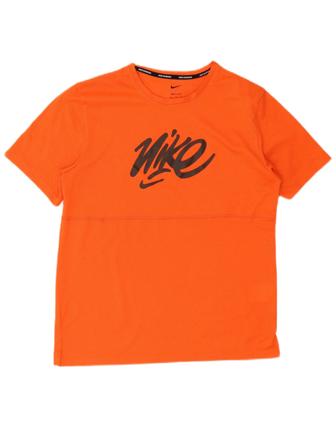 Ανδρικό T-Shirt Nike με γραφικό Dri Fit, μεσαίο πορτοκαλί πολυεστέρας