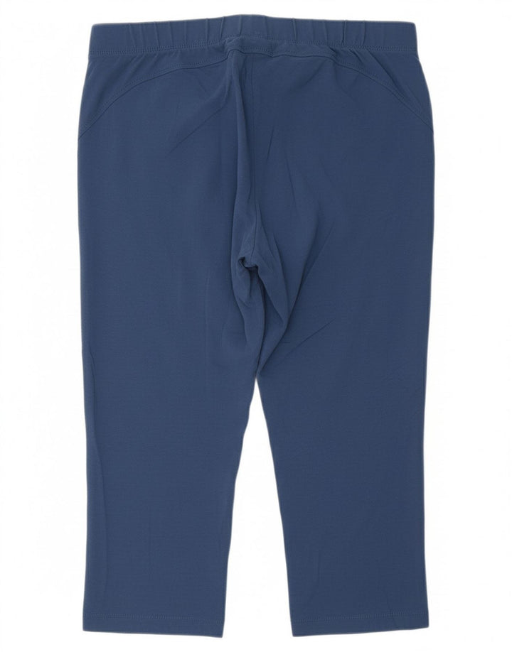 DIADORA Womens Capri Leggings UK 12 Medium  Blue