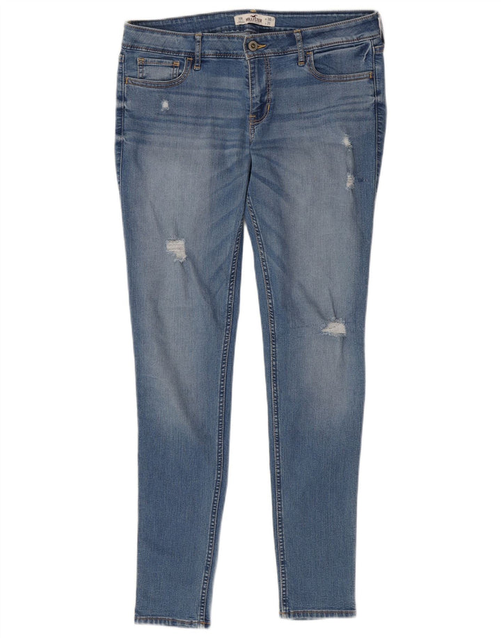 Γυναικείο στενό τζιν HOLLISTER W30 L31 Μπλε βαμβακερό
