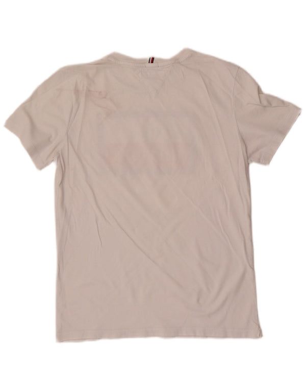 Tommy Hilfiger Boys Graphic T-Shirt Top 15-16 ετών λευκό βαμβακερό