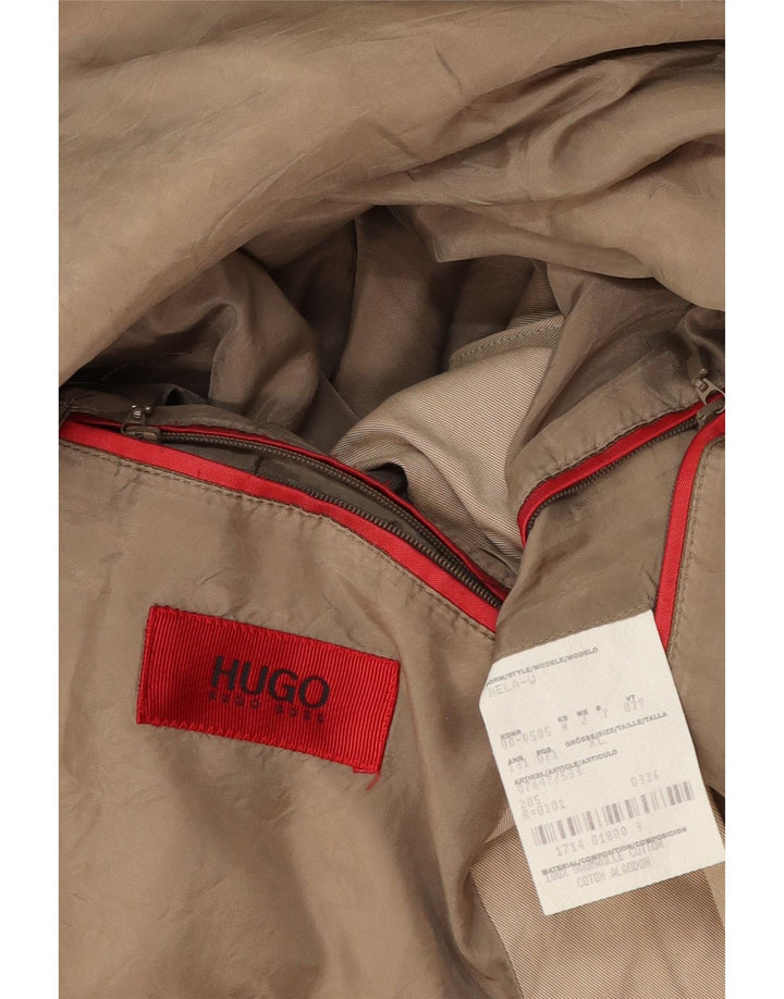 Ανδρικό πανωφόρι Hugo Boss UK 42 XL Beige Cotton