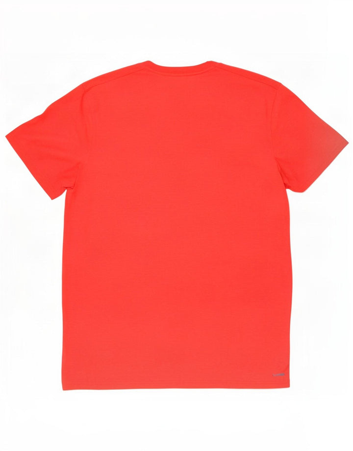 Ανδρικό T-shirt Adidas Slim Fit Top μεγάλο κόκκινο πολυεστέρα