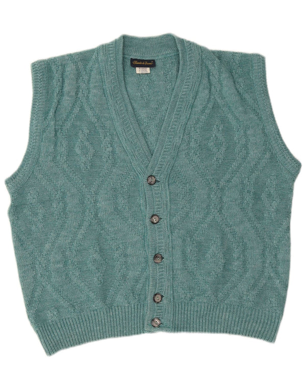 Claude De Pierre Ανδρικό αμάνικο πουλόβερ IT 48/50 Medium Blue