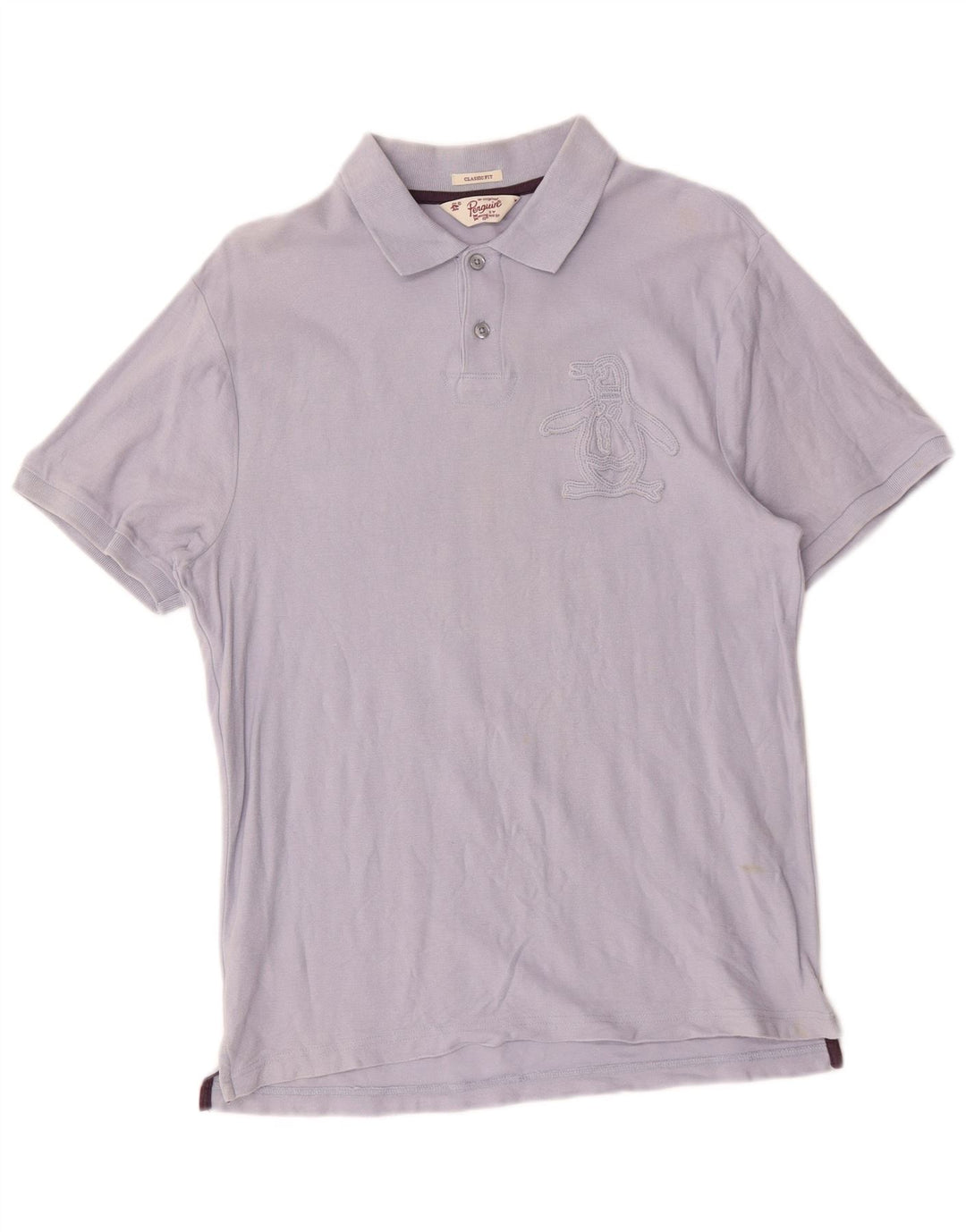 Ανδρικό πουκάμισο Penguin Graphic Classic Fit Polo, μεσαίο μπλε βαμβακερό